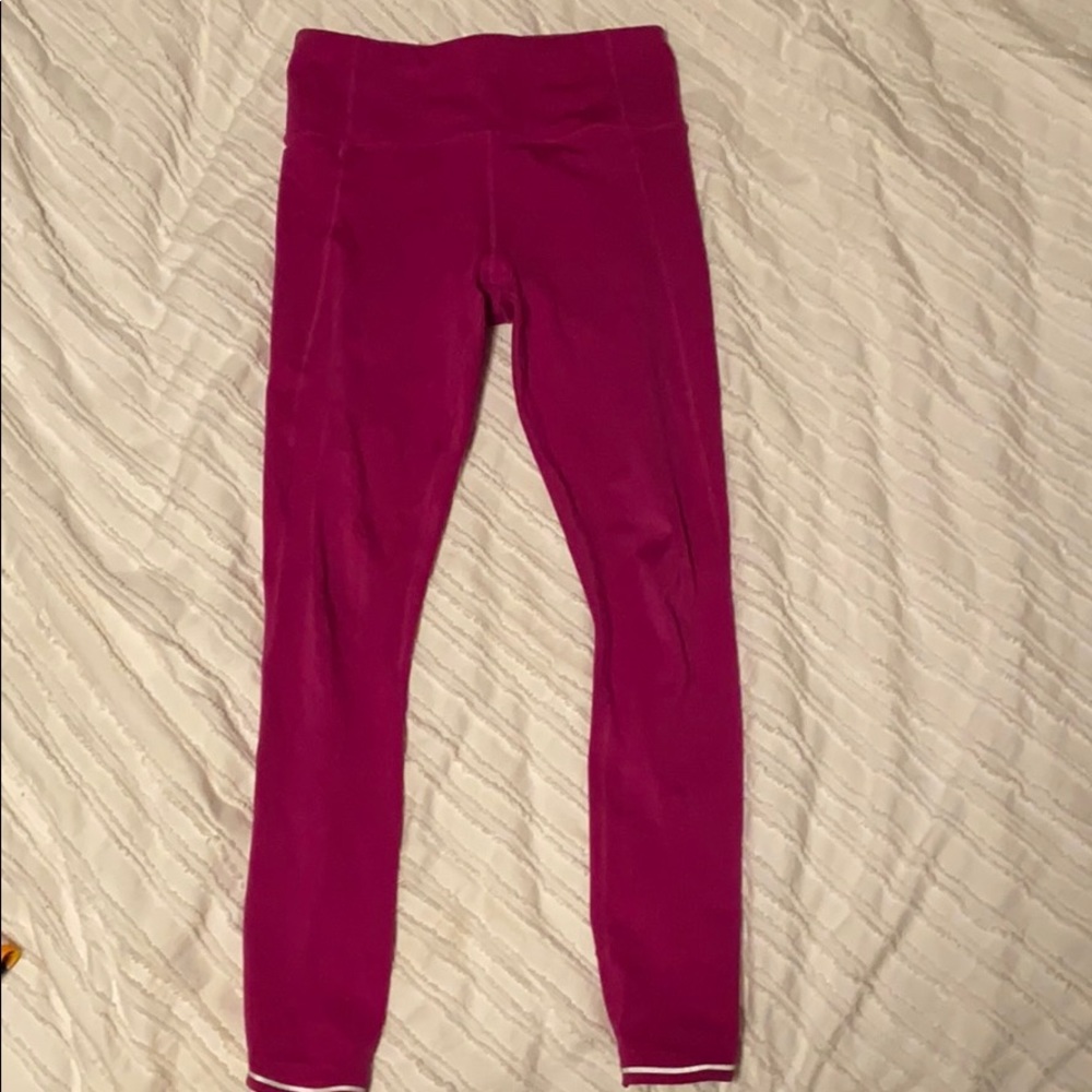 pink athlete leggings